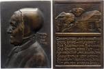 Personenmedaillen Bronzeplakette Meier, Dorette, geb. Hinze, Großmutter des Medailleurs Wilhelm Oskar Prack. -