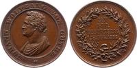Personenmedaillen Bronzemedaille Goethe, Johann Wolfgang von *1749 Frankfurt, +1832. -