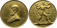Personenmedaillen Bronzemedaille Krupp, Alfred *1812 Essen, +1887 Essen, Industrieller. -