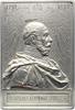 Brandenburg-Preußen Einseitige, versilberte Bronzeplakette Wilhelm I. 1861-1888. -