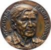 Personenmedaillen einseitige Bronzegussmedaille Bálint, Sándor *1904 Szeged / Ungarn, +1980 Budapest, ungarischer Ethnograf und Forscher für Sakralethnologie. -
