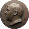 Personenmedaillen Einseitige Bronzegussmedaille Endre, Dr. Csatkai *1896 Daruvalva (Drassburg) , +1970, Kunsthistoriker und Museumsdirektor in Sopron (Ödenburg), Chefredakteur -