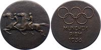 Olympiade Bronzegussmedaille Olympische Spiele Berlin 1936 -