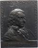 Personenmedaillen Einseitige Zinnplakette Schiller, Friedrich von *1759 Marbach / Württemberg, +1805 Weimar, deutscher Dichter. -