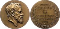Personenmedaillen Bronzemedaille Pietsch, Ludwig *1824 Danzig, +1911 Berlin, Zeichner und Schriftsteller in Berlin. -