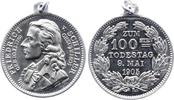 Personenmedaillen Tragbare Aluminiummedaille Schiller, Friedrich von *1759 Marbach / Württemberg, +1805 Weimar, deutscher Dichter. -