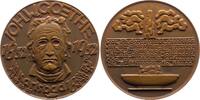 Personenmedaillen Bronzemedaille Goethe, Johann Wolfgang von *1749 Frankfurt, +1832. -