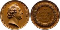 Personenmedaillen Bronzemedaille 1849 Goethe, Johann Wolfgang von *1749 Frankfurt, +1832. Stempelglanz