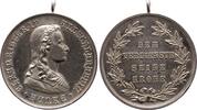 Personenmedaillen Tragbare, versilberte Bronzemedaille Schiller, Friedrich von *1759 Marbach / Württemberg, +1805 Weimar, deutscher Dichter. -