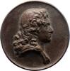 Personenmedaillen Einseitige Bronzegussmedaille Goethe, Johann Wolfgang von *1749 Frankfurt, +1832. -