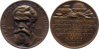 Archäologie Bronzemedaille Wieser, Franz Ritter von *1848 Kufstein, +1823 Innsbruck, österreichischer Geograph und Archäologe, Universitätsprofessor in Inn -