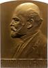 Personenmedaillen Einseitige Bronzeplakette Göttl, Eduard, Magistratsrat in Wien. -