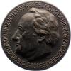 Personenmedaillen Einseitige Bronzegussmedaille Goethe, Johann Wolfgang von *1749 Frankfurt, +1832. -