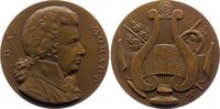 Musiker Bronzemedaille Mozart, Wolfgang Amadeus *1756 Salzburg, +1791 Wien. -