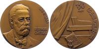 Musiker Bronzemedaille Smetana, Friedrich (Bedrich) *1824 Leitomischl (Ltmysl), +1884 Prag. -