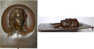 Personenmedaillen Einseitige Bronzegussplakette Schiller, Friedrich von *1759 Marbach / Württemberg, +1805 Weimar, deutscher Dichter. -