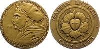 Personenmedaillen Bronzemedaille Luther, Martin *1483 Eisleben, +1546 Eisleben. -
