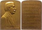 Personenmedaillen Vergoldete Bronzeplakette Mayer, Dr. Josef. -