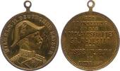 Brandenburg-Preußen Tragbare Bronzemedaille Wilhelm II. 1888-1918. -
