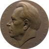 Musiker Einseitige Bronzemedaille Wohlgemuth, Gustav *1863 Leipzig, +1937 Leipzig, Leipziger Musiker, Chordirigent. -