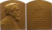 Personenmedaillen Bronzeplakette Steindachner, Franz *1834 Wien, +1919 Wien, Intendant des Naturhistorischen Museums in Wien. -
