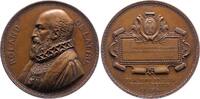Musiker Bronzemedaille Lasso, Orlando di *1532 in Mons / Hennegau, +1594 München, Komponist. -