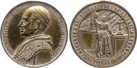 Italien-Kirchenstaat Versilberte Bronzemedaille Leo XIII. 1878-1903. -