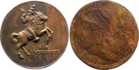 Kunstmedaillen Einseitige Bronzegussmedaille Unbekannter Künstler -