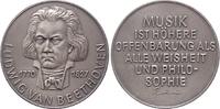 Musiker Silbermedaille Beethoven, Ludwig van *1770 Bonn, +1827 Wien. -