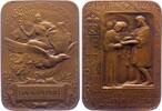 Kunstmedaillen Bronzeplakette Lefebure, Hippolyte -