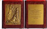 Kunstmedaillen Bronzeplakette Bertrand, Arthur -