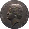 Musiker Einseitige Bronzegussmedaille Varnay, Astrid *1918 Stockholm, +2006 München, amerikanische Opernsängerin ungarischer Abstammung. -