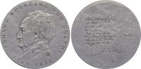 Personenmedaillen Silbermedaille Goethe, Johann Wolfgang von *1749 Frankfurt, +1832. -