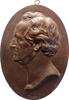 Personenmedaillen Bronzegussmedaille Goethe, Johann Wolfgang von *1749 Frankfurt, +1832. -