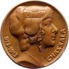 Kassel, Stadt Einseitige Bronzegussmedaille -