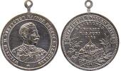 Brandenburg-Preußen versilberte Bronzemedaille Wilhelm II. 1888-1918. -