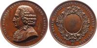 Medicina in nummis Bronzemedaille Linné (Linnäus), Karl von *1707 Rashult in Smaland, +1778 Upsala, Schöpfer des nach ihm benannten Pflanzensystems, Professor der -