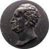 Personenmedaillen Einseitige Eisengussmedaille Goethe, Johann Wolfgang von *1749 Frankfurt, +1832. -
