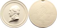 Personenmedaillen Porzellanmedaille Goethe, Johann Wolfgang von *1749 Frankfurt, +1832. -