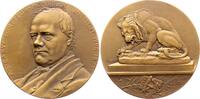 Numismatik Bronzemedaille Barye, Antoine-Louis *1796 Paris, +1875 Paris, französischer Medailleur und Bildhauer. -