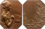 Kunstmedaillen Bronzeplakette Charpentier-Mio, Maurice -