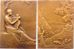 Kunstmedaillen Bronzeplakette Vernon, Frederic Charles Victor de -