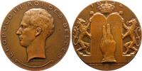Belgien-Königreich Bronzemedaille Leopold III. 1934-1950. -