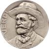 Musiker Silbermedaille Verdi, Giuseppe *1813 Parma, +1901 Mailand. -
