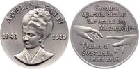 Musiker Silbermedaille Patti, Adelina *1843 Madrid, +1919 Craig-y-Nos / Wales, spanische Opernsängerin. -