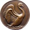 Kunstmedaillen Einseitige Bronzegussmedaille ohne Signatur -