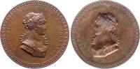 Frankreich Einseitiges Bronze Klischee Medaillen Napoleons I.. -