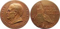 Personenmedaillen Bronzegussmedaille Niemöller, Emil Gustav Friedrich Martin 1892 Lippstadt, 1984 Wiesbaden, evangelischer Theologe, Pfarrer der evangelischen Kirche -