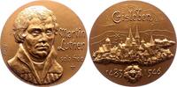 Personenmedaillen Bronzemedaille 1983 Luther, Martin *1483 Eisleben, +1546 Eisleben. Prägefrisch