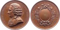 Medicina in nummis Bronzemedaille Linné (Linnäus), Karl von *1707 Rashult in Smaland, +1778 Upsala, Schöpfer des nach ihm benannten Pflanzensystems, Professor der -